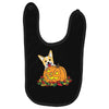 corgi pumpkin Baby Bibs