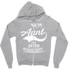 New Aunt 2018 Rokie Dept. Zipper Hoodie