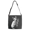 cat stripes Adjustable Strap Totes