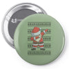 ugly santa dabbing Pin-back button
