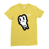 bad skull Ladies Fitted T-Shirt