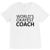 worlds okayest coach V-Neck Tee