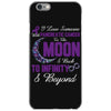 i love someone with pancreatic cancer to the moon &amp; back to infinity iPhone 6/6s Case