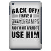 Back Off Crazy Gramps Afraid To Use Him iPad Mini