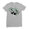 skull and tentacles Ladies Fitted T-Shirt