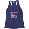 dragon ball z t shirt, train insaiyan t shirt training to beat goku dr Racerback Tank