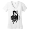 fear face Women's V-Neck T-Shirt