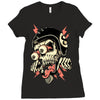 freaky biker Ladies Fitted T-Shirt