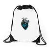 nature heart Drawstring Bags