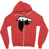 atlanta skyline falcons logo Zipper Hoodie
