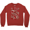 rood en wit Crewneck Sweatshirt