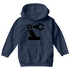 black robot Youth Hoodie