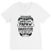 Super Cool Papaw Of A Freaking Awesome Daughter V-Neck Tee