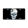 the great wave off skull License Plate