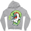 salmon likes wasabi Zipper Hoodie