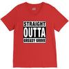 straight outta greasy grove V-Neck Tee