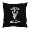 Best Dad in The Galaxy Throw Pillow