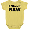 i shoot raw Baby Onesie