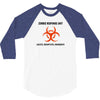 zombie response unit t shirt funny dead brains s 3xl 3/4 Sleeve Shirt