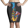 sax addict saxophone Pencil Skirts