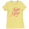 team miley Ladies Fitted T-Shirt