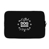 a good dog makes a great life Laptop sleeve