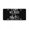 i love when my wife lets me buy another bike License Plate