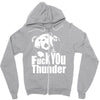 ted fuck you thunder Zipper Hoodie