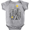 camp fire Baby Onesie