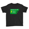 gps logo free exit 63 beach haven Youth Tee