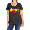 divorce Ladies Curvy T-Shirt
