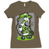 bird and money Ladies Fitted T-Shirt