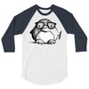 nerd penguin 3/4 Sleeve Shirt