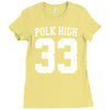 polk high Ladies Fitted T-Shirt