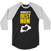 Worlds Best Mom 3/4 Sleeve Shirt