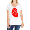 heart Ladies Curvy T-Shirt
