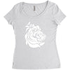 leo zodiac Women's Triblend Scoop T-shirt