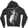 cat stripes Zipper Hoodie