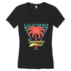 California Summer Women's V-Neck T-Shirt
