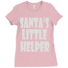 santa's little helper Ladies Fitted T-Shirt