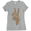 peace to africa Ladies Fitted T-Shirt