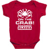 v t shirt inspired by deadliest catch   on the crab. Baby Bodysuit