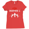 dji inspire one 1 men's t shirt Ladies Fitted T-Shirt
