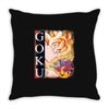 Goku Throw Pillow