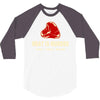 meat is murder tasty tasty murder 3/4 Sleeve Shirt