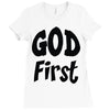 god first Ladies Fitted T-Shirt