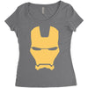 iron man mask avengers marvel comics gift Women's Triblend Scoop T-shirt