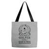Golfer Godfather Tote Bags