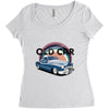 Old Car Women's Triblend Scoop T-shirt