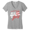happy 4th of july Women's V-Neck T-Shirt